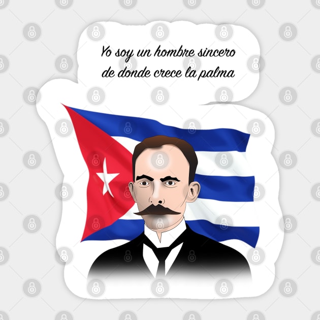 Jose Marti Sticker by Elcaiman7